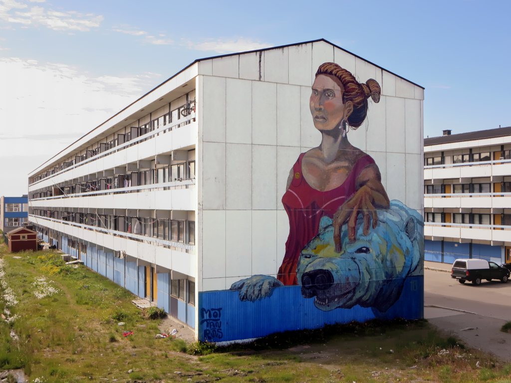 Edificios singulares en Nuuk, Groenlandia. Singularia