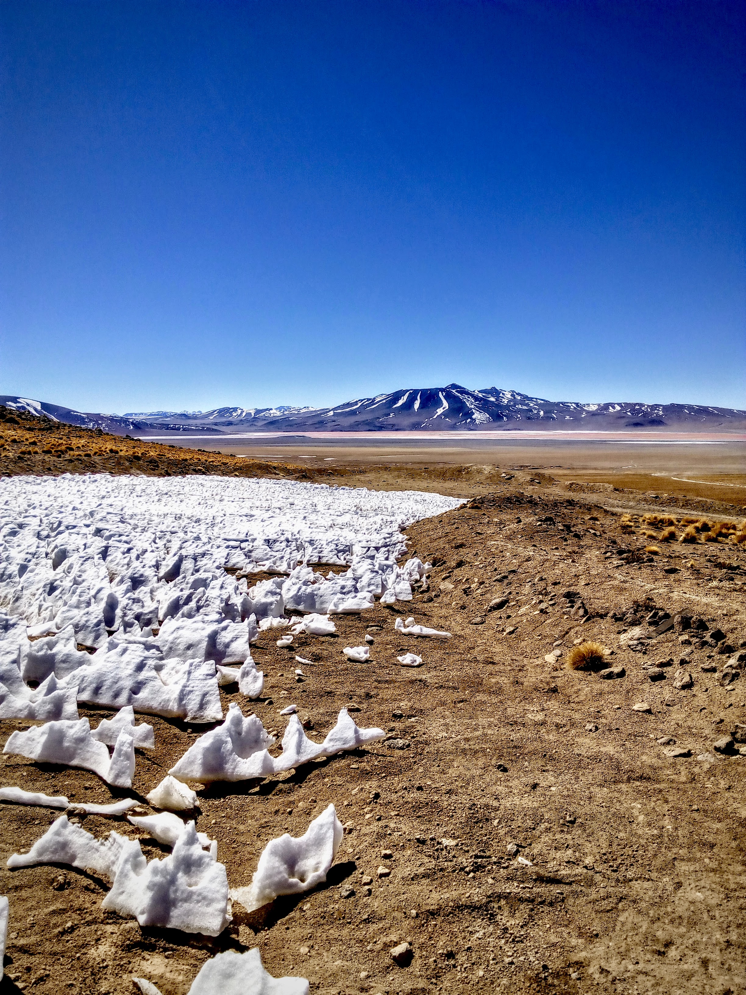 Penitentes en el altiplano boliviano