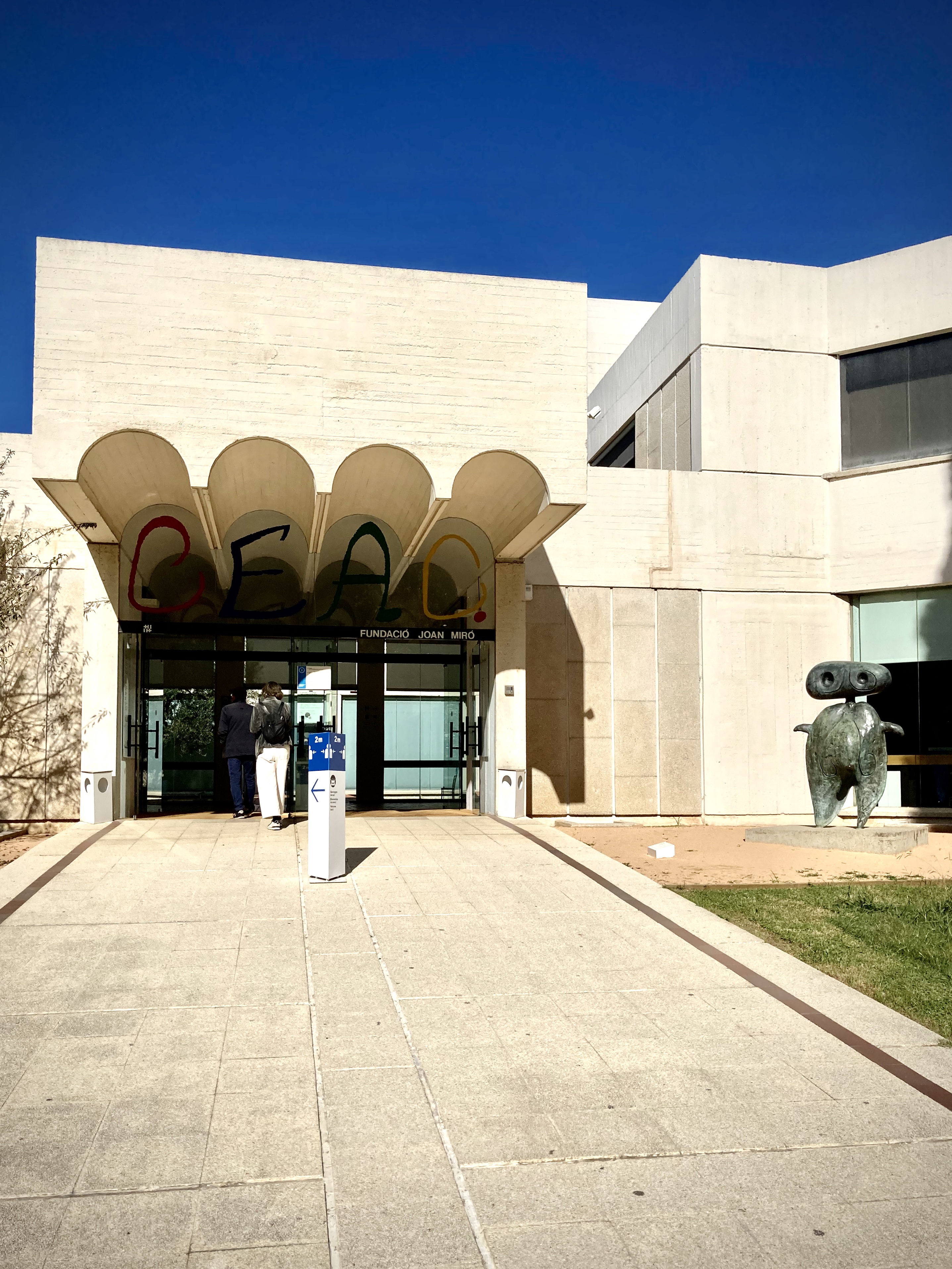 Fundació Miró: entrada