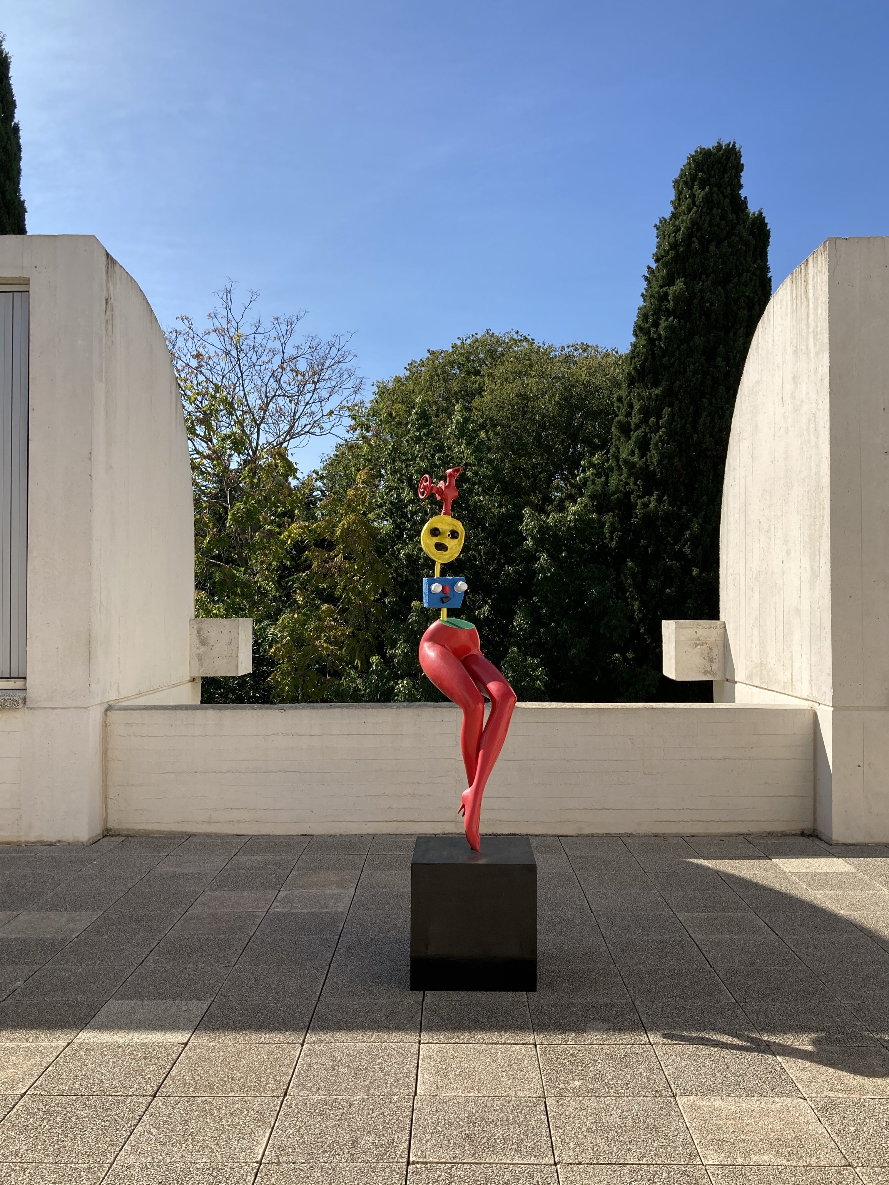 Fundació Miró - esculturas terraza