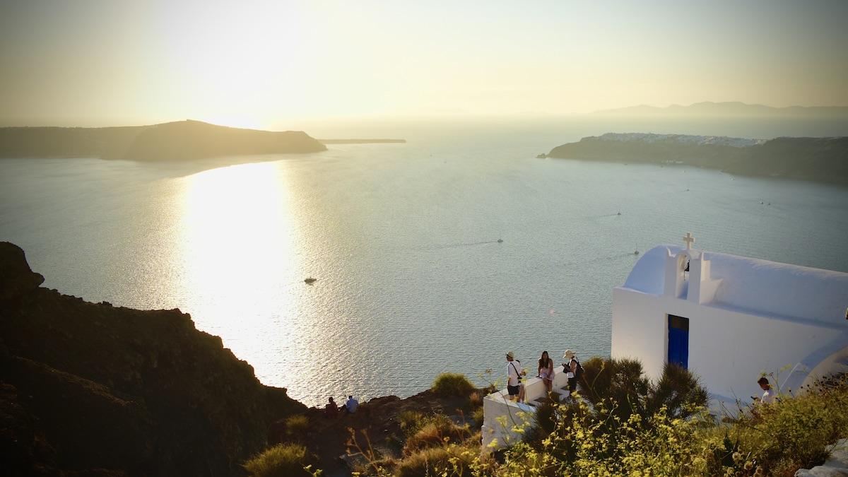 Atardecer en Santorini
