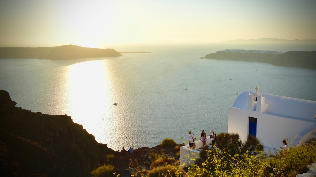 Atardecer en Santorini