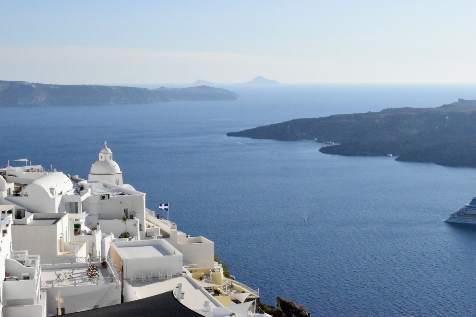 atardecer en Santorini