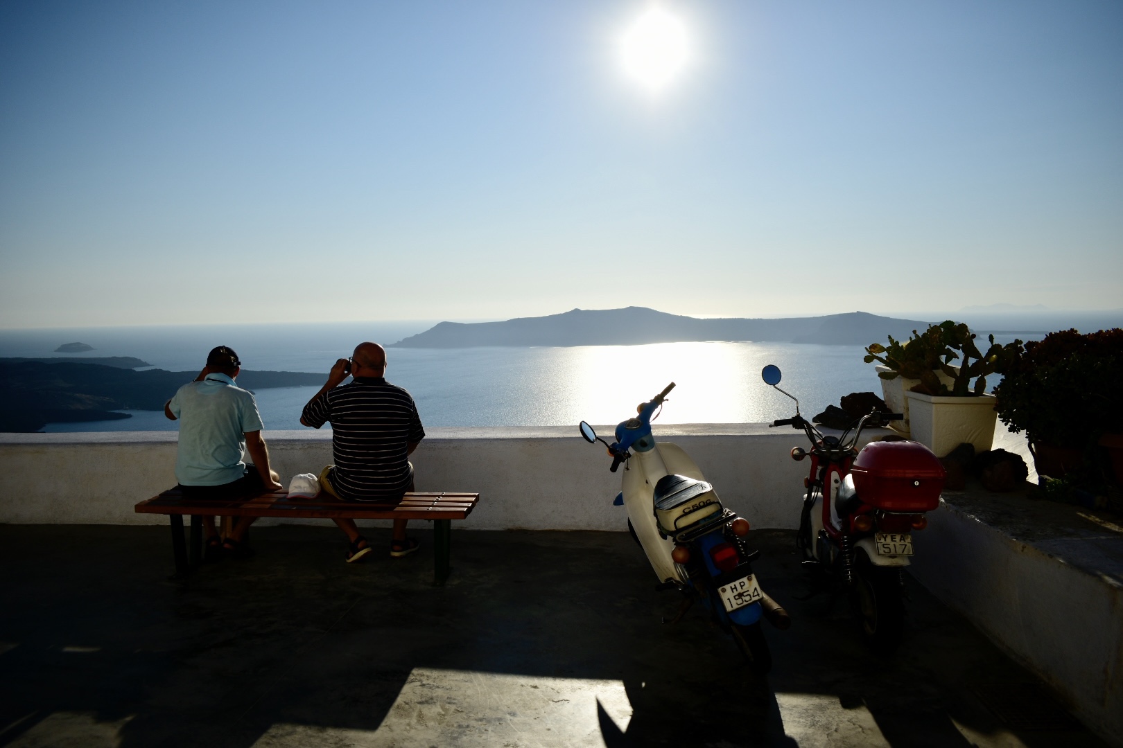 atardecer de Santorini, desde Fira