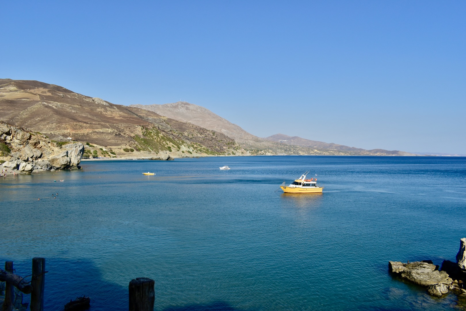 Preveli, playa en la que se bañó Ulises