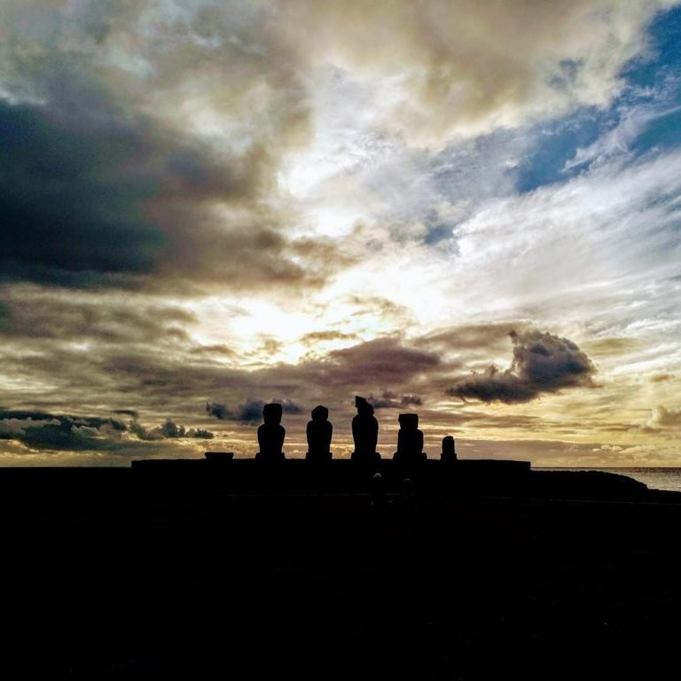 Hanga Roa puesta de sol